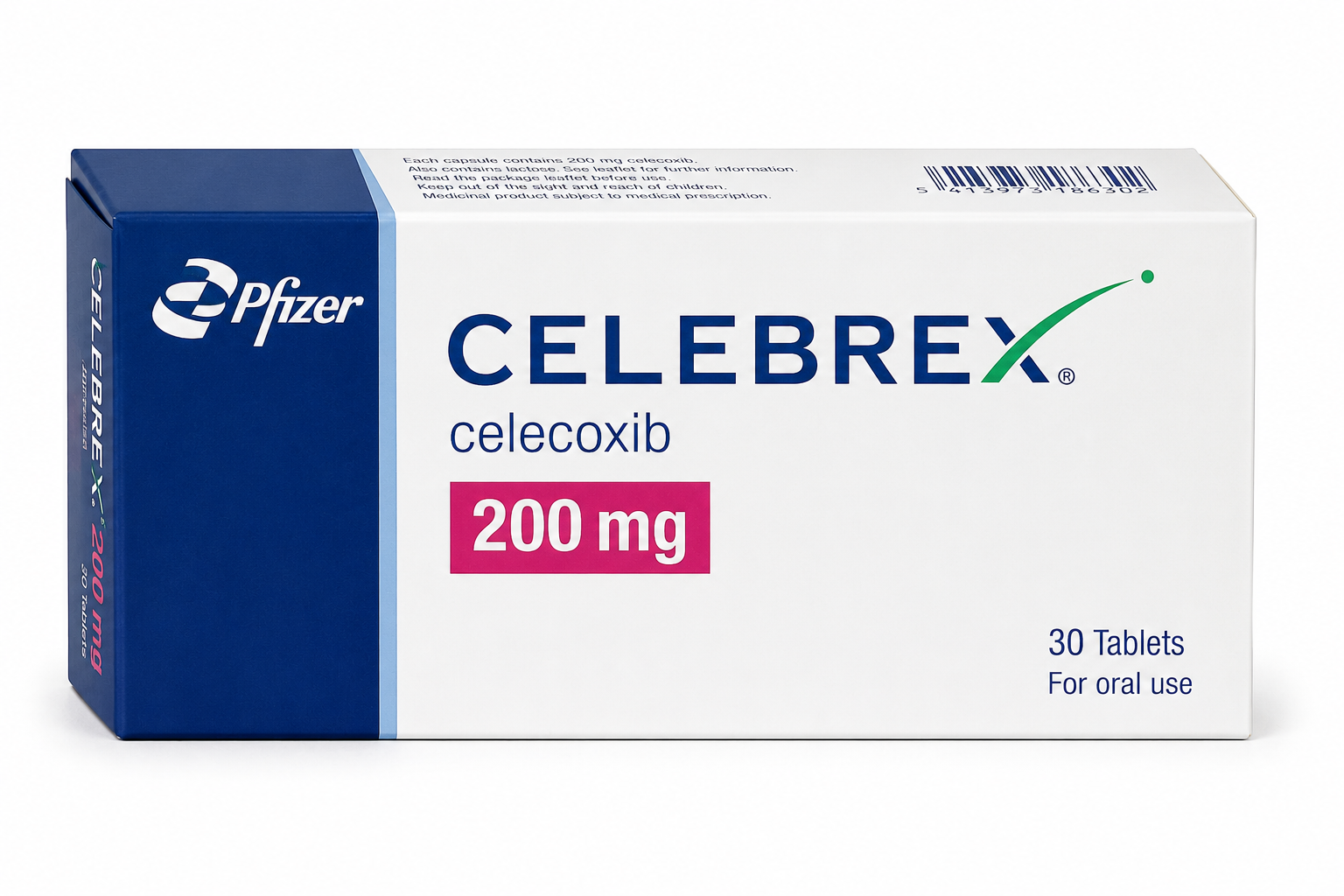 CELEBREX celecoxib Pfizer Uk 200 mg 30 tabs