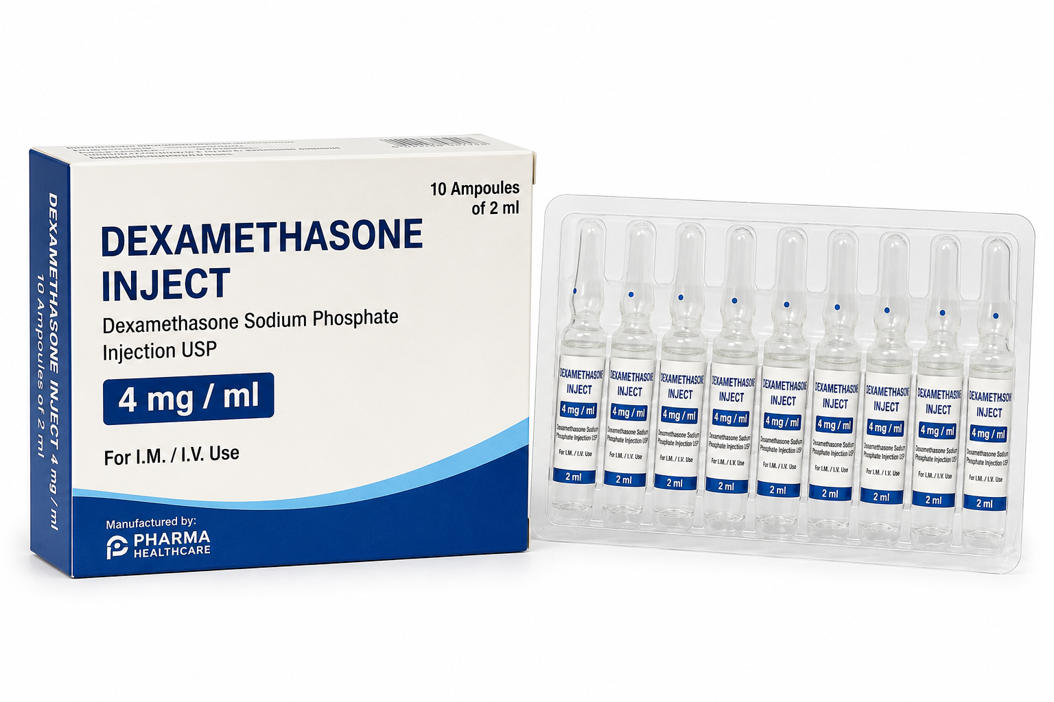 DEXAMETHASONE INJECT 4mg/ml 10 amps 2ml